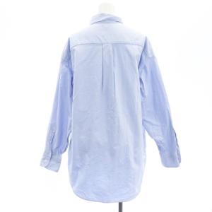 AMERICANA オーバーサイズBDシャツ 長袖 ボタンダウン ライトブルー
