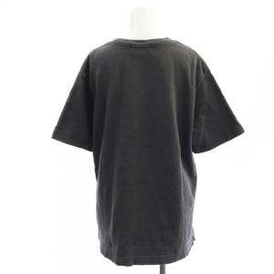 AMERICANA 半袖ロゴスウェット カットソー コットン チャコールグレー