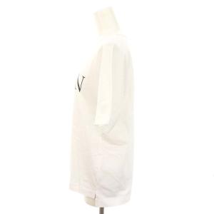 AMERICANA AMRCN プリントTee Tシャツ カットソー 半袖 プルオーバー コットン F 白 ホワイト 黒 ブラック