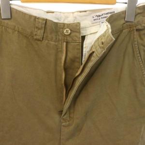 AMERICANA アパルトモン L'Appartement別注 ChinoPants パンツ チノ テーパード ジッパーフライ 40 ベージュ