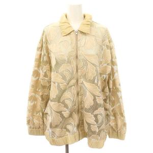 22SS EVELYN LACE BLOUSON ブルゾン ジャケット ジップアップ F ベージュ