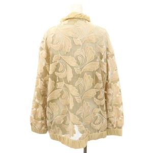 Ameri VINTAGE 22SS EVELYN LACE BLOUSON ブルゾン ジャケット ジップアップ F ベージュ