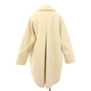 Ameri VINTAGE TENT LINE BOA COAT ステンカラーコート ミドル丈 アウター ボア F オフホワイト