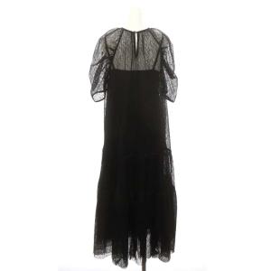 Ameri VINTAGE MEDI MELON TULLE LAYERED DRESS ドレス ワンピース ロング マキシ丈 五分袖