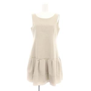 フェアリーブロッサムワンピース ミニ ノースリーブ 38 ライトベージュ 39425 /DO OS