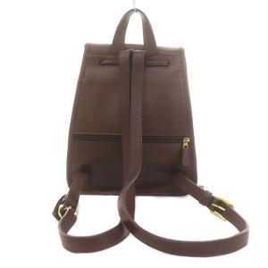 COACH リュックサック レザー 茶色 ブラウン 9791