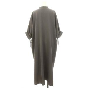 ENFOLD 22SS ComfortableTwill BIGシルエットDRESS ワンピース 36 グレー
