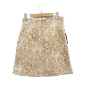 Mame Kurogouchi 22SS Hazy Floral Jacquard Mini Skirt ミニスカート タイトスカート