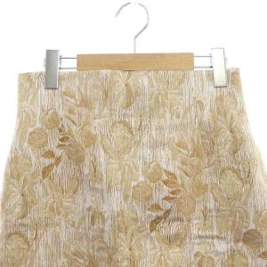 Mame Kurogouchi 22SS Hazy Floral Jacquard Mini Skirt ミニスカート タイトスカート