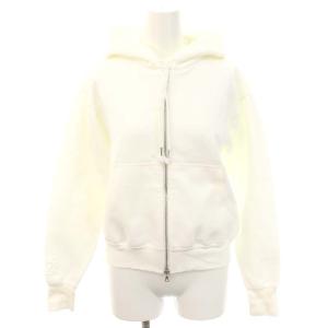 RESORT1 コットンポリエステル フーディー パーカー ジップアップ 1 白 ホワイト /DF OS