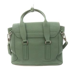 3.1 phillip lim パシュリミディアム ハンドバッグ ショルダー 2WAY レザー 緑 グリーン AC00-0179SKC