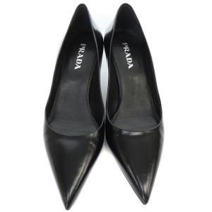 PRADA ポインテッドトゥ パンプス 36 ブラック