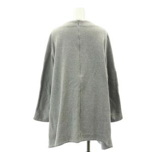 ENFOLD ポンチョプルオーバートップス カットソー 長袖 36 グレー
