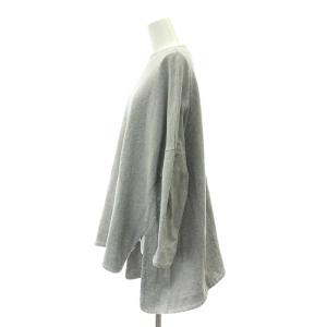 ENFOLD ポンチョプルオーバートップス カットソー 長袖 36 グレー