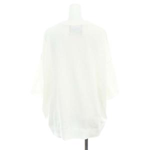 gelato pique 22SS セットアップ 上下 SHARK ジャガードニット プルオーバー セーター 七分袖 ショートパンツ イージー F オフホワイト