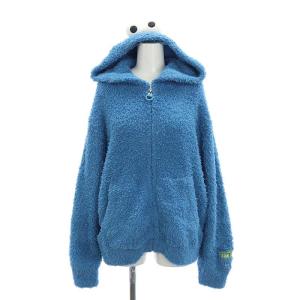 gelato pique 23AW SESAME STREET エルモパーカ&ハーフパンツSET セットアップ 上下 F 青 ブルー 白 ホワイト