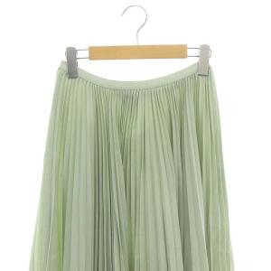POLO RALPH LAUREN プリーツスカート アシンメトリー ミモレロング 2 S 緑 グリーン