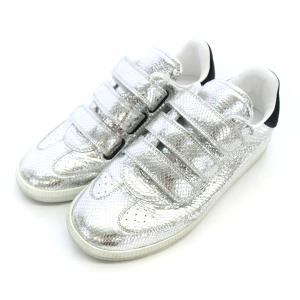 ISABEL MARANT スニーカー シューズ マジックテープ 37 24cm シルバー