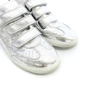 ISABEL MARANT スニーカー シューズ マジックテープ 37 24cm シルバー