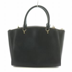 MICHAEL Michael Kors ELLIS 2WAY トートバッグ ハンドバッグ ショルダーバッグ レザー ロゴ チェーン 切替 黒 ブラック