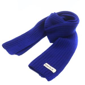 マフラー 青 ブルー