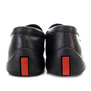 PRADA SPORT シューズ スリッポン スニーカー ベルクロ レザー 35 22cm 黒 ブラック