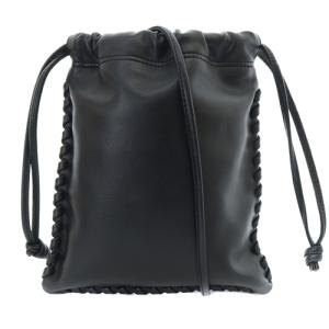VASIC WELLS MINI MINI ショルダーバッグ 巾着 レザー 黒 ブラック