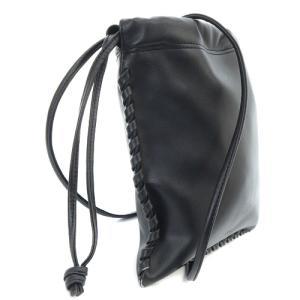 VASIC WELLS MINI MINI ショルダーバッグ 巾着 レザー 黒 ブラック