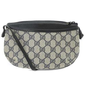 GUCCI オールド OLD ショルダーバッグ 切替 ロゴ 黒 ブラック グレー 904 02 020