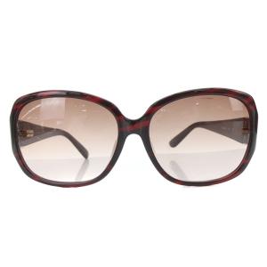 Salvatore Ferragamo サングラス セルフレーム ダークブラウン