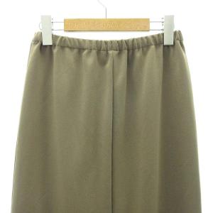 IENA 24SS CARREMANジョーゼットリーンスカート タイト イージー マキシ ロング 36 S グレージュ 24060900505020