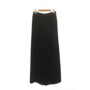 Theory 23SS OXFORD CREPE WIDE LEG PO HZ パンツ ワイド イージー P 黒 ブラック