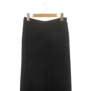 Theory 23SS OXFORD CREPE WIDE LEG PO HZ パンツ ワイド イージー P 黒 ブラック