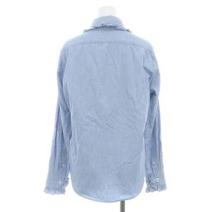 MADISONBLUE 22AW HPS別注 ROUND COLLAR FRILL SH CHAMBRAY 01