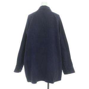 Plage 21AW Army シャツジャケット ミリタリージャケット ブルゾン オーバーサイズ 36 紺 ネイビー