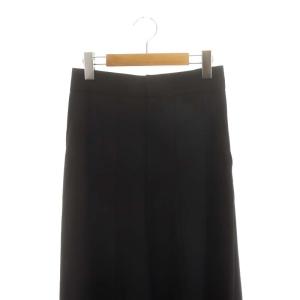 ADORE 23SS クリアツイルパンツ ボトムス ジップフライ ワイド 36 S 黒 ブラック