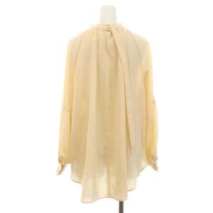 ADORE 22AW ドライビエラブラウス シャツ 長袖 プルオーバー 38 M ベージュ