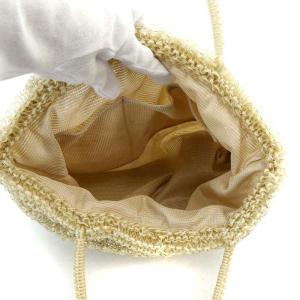 ANTEPRIMA ワイヤーバッグ ハンドバッグ ビーズ ベージュ