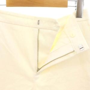 ANAYI ストレートパンツ カラー 36 S 白 ホワイト