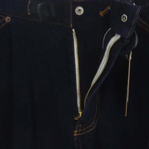GRAMiCCi 別注 Mountain Tuck Pants デニムパンツ ジーンズ テーパード S 紺 ネイビー GMP4-F1036