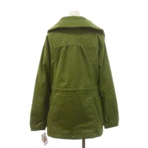 MICHAEL Michael Kors SHORT LOGOANORAK ジップアップジャケット ブルゾン フード付き XS カーキ 緑 グリーン