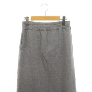 EVERYDAY I LIKE 22AW スウェット マキシスカート ロング丈 ミモレ丈 コットン F グレー