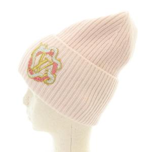 LOUIS VUITTON ビーニー LV ヘッドライン プレシャス S ピンク M79549