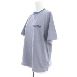 AMERICANA バックロゴプリントTシャツ カットソー 半袖 ライトパープル