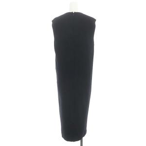 BEAUTY&YOUTH UNITED ARROWS キーネック ジャンパースカート ジャンスカ ワンピース ロング ノースリーブ XS 濃紺 ネイビー