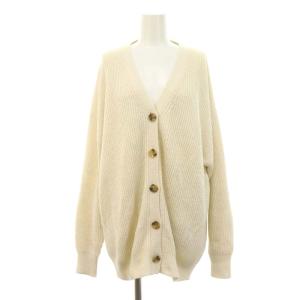 Si/Co Relax Vネック カーディガン ニット 前開き アイボリー