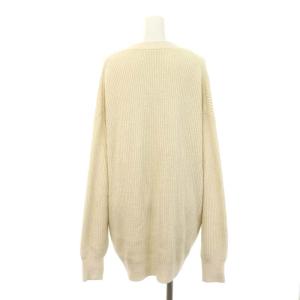 EVERYDAY I LIKE Si/Co Relax Vネック カーディガン ニット 前開き アイボリー