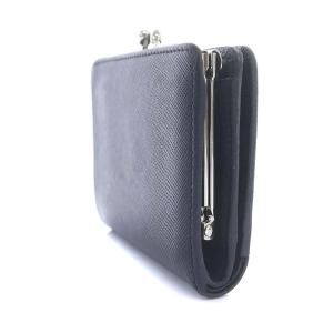 Vivienne Westwood 二つ折り 財布 オーブ がま口 ブラック