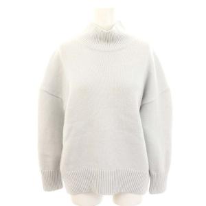 22AW ハイネックニット セーター 長袖 32 ライトグレー