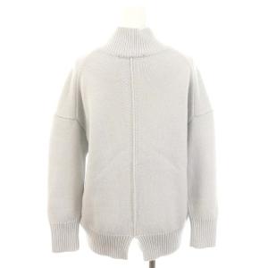 23区 22AW ハイネックニット セーター 長袖 32 ライトグレー